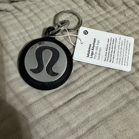 lululemon athletica Accessories Nwt Lululemon Logo Keychain Poshmark